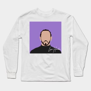 Lewis Hamilton Face Art 2 Long Sleeve T-Shirt